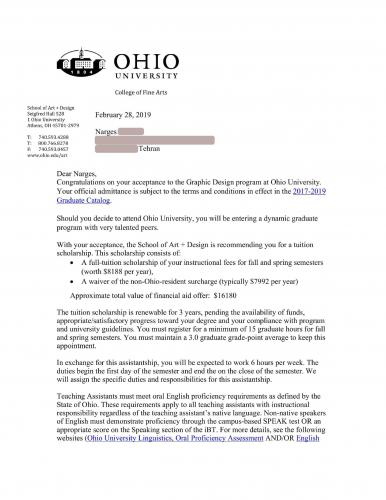70.Admission.2019.OhioUniversity.Master.GraphicDesign.Narges1